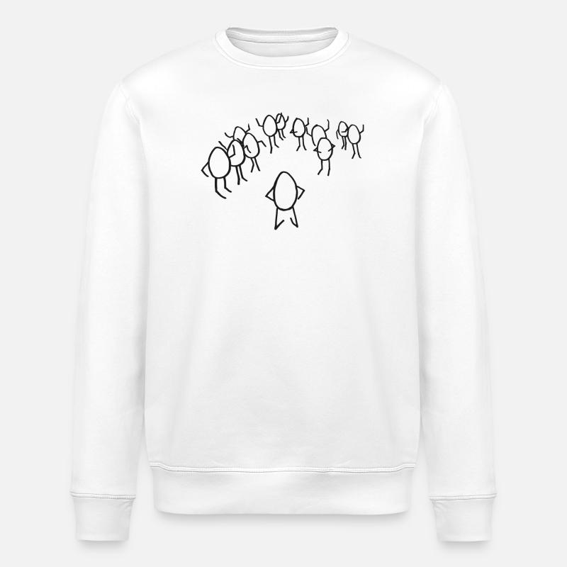 Selbstsicherheit ausstrahlen - Stanley/Stella Unisex Bio-Sweatshirt ROLLER - Weiß