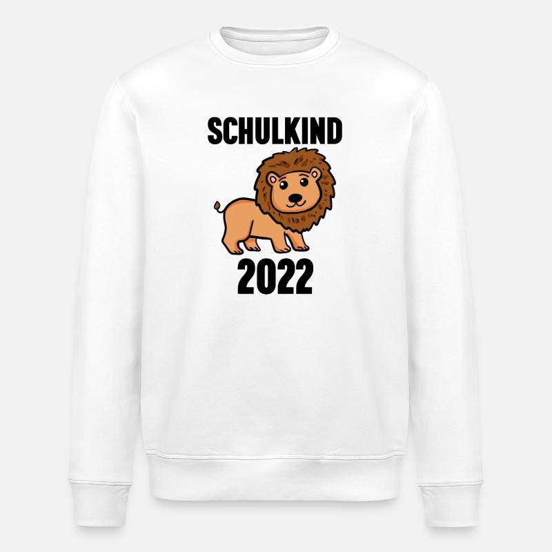 Schuldkind Einschulung 2022 - Stanley/Stella Unisex Bio-Sweatshirt ROLLER - Weiß