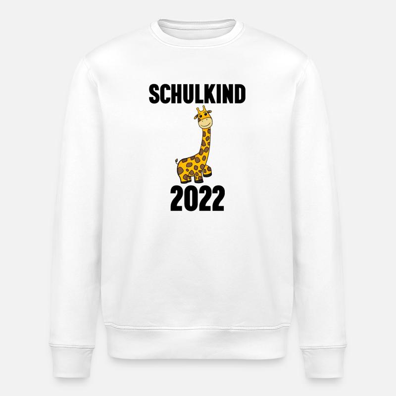 Schuldkind Einschulung 2022 - Stanley/Stella Unisex Bio-Sweatshirt ROLLER - Weiß