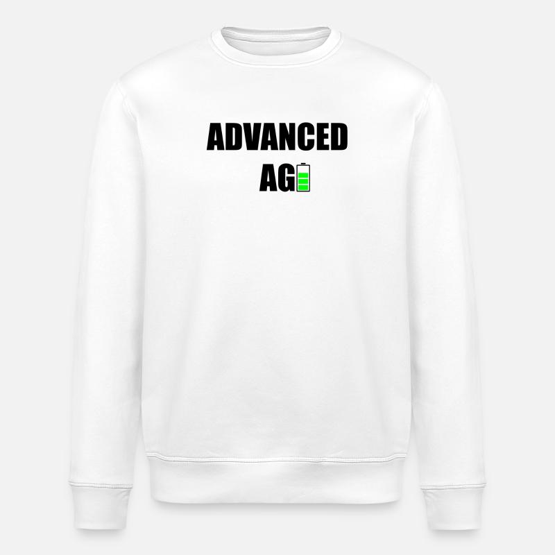 Âge avancé - Sweat bio ROLLER Stanley/Stella Unisexe - blanc