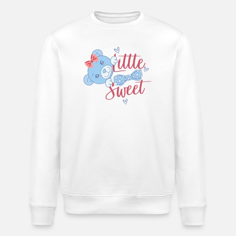 Ours en peluche mignon - Sweat bio ROLLER Stanley/Stella Unisexe - blanc