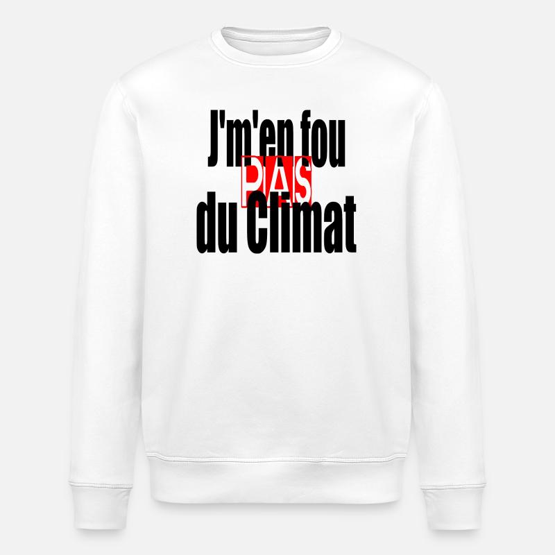 climat - Sweat bio ROLLER Stanley/Stella Unisexe - blanc