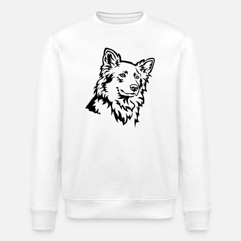 Harzer Fuchs Kopf - Stanley/Stella Unisex Bio-Sweatshirt ROLLER - Weiß