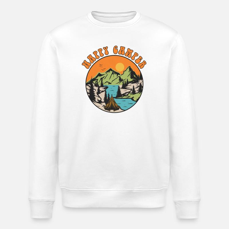 Happy Camper - Sweat bio ROLLER Stanley/Stella Unisexe - blanc