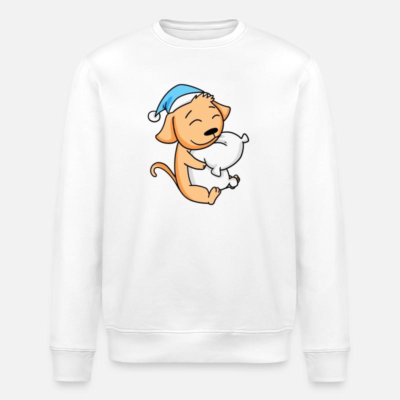Chien Bébé - Sweat bio ROLLER Stanley/Stella Unisexe - blanc