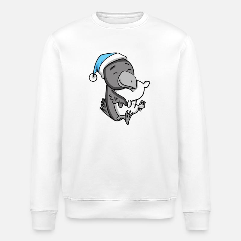 Krähe Baby - Stanley/Stella Unisex Bio-Sweatshirt ROLLER - Weiß