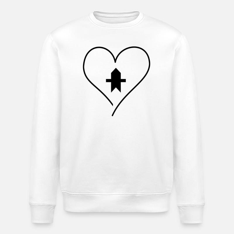 Vorfahrt - Stanley/Stella Unisex Bio-Sweatshirt ROLLER - Weiß