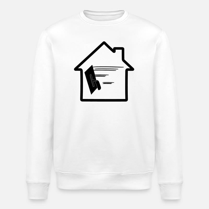 Maison de plâtrier - Sweat bio ROLLER Stanley/Stella Unisexe - blanc