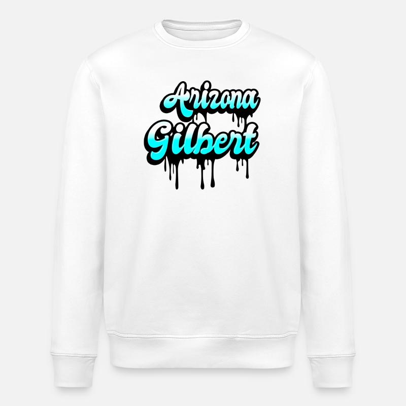 Gilbert Arizona design - Stanley/Stella ROLLER Unisex Organic Sweatshirt - white