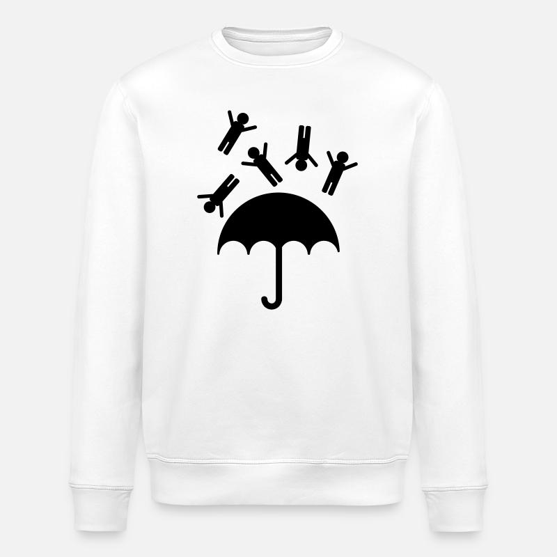 Regende Männer - Stanley/Stella Unisex Bio-Sweatshirt ROLLER - Weiß