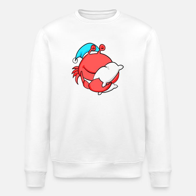 Crabe - Sweat bio ROLLER Stanley/Stella Unisexe - blanc