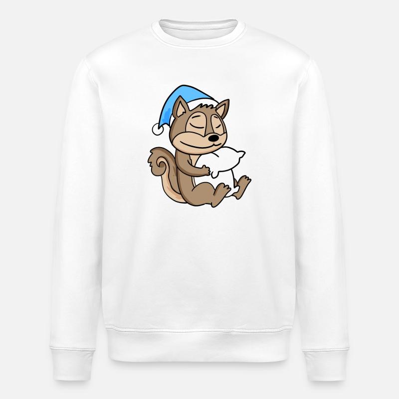 Bébé écureuil - Sweat bio ROLLER Stanley/Stella Unisexe - blanc