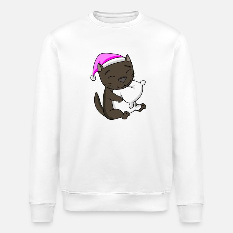 Chat race de chat La Havane - Sweat bio ROLLER Stanley/Stella Unisexe - blanc