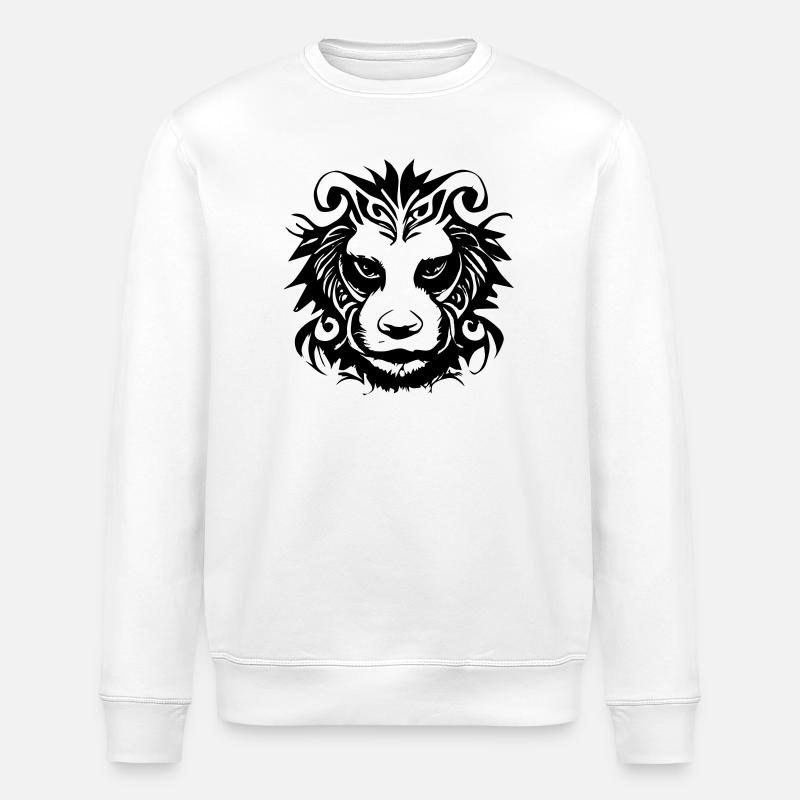 Lion Tribal - Sweat bio ROLLER Stanley/Stella Unisexe - blanc