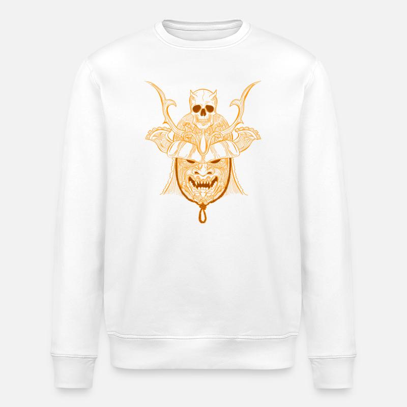 SAMOURAÏ - Sweat bio ROLLER Stanley/Stella Unisexe - blanc