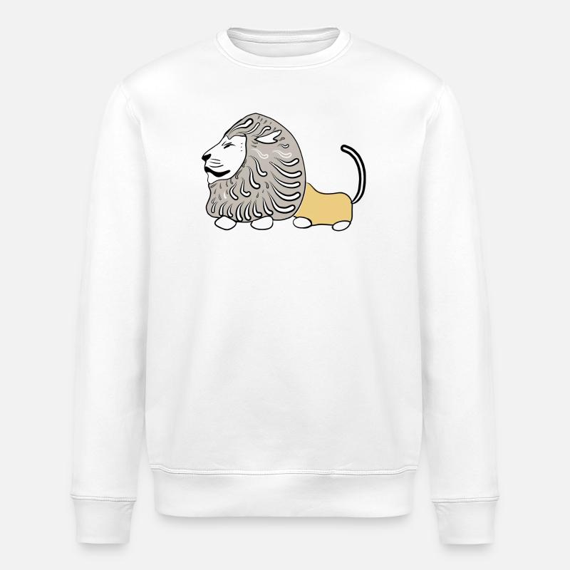 LION VECTER - Sweat bio ROLLER Stanley/Stella Unisexe - blanc