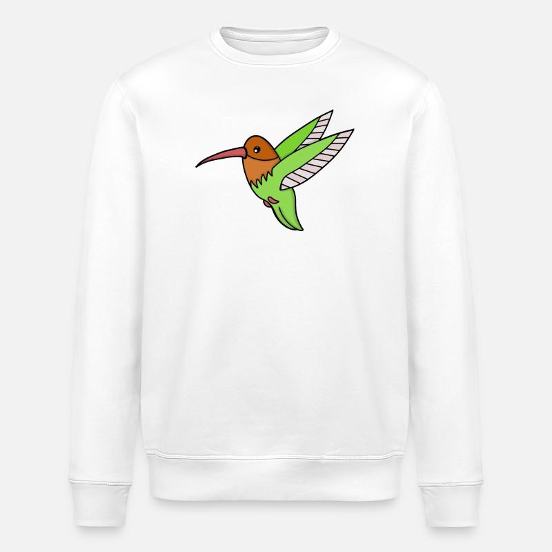 Ein süßer Kolibri - Stanley/Stella Unisex Bio-Sweatshirt ROLLER - Weiß