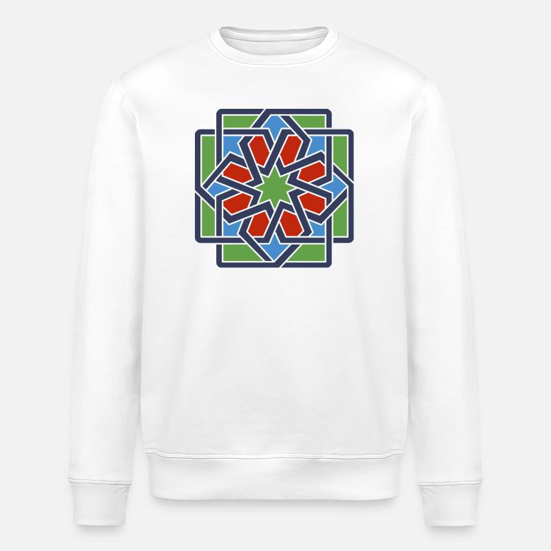 Andalusia 4 - Stanley/Stella ROLLER Unisex Organic Sweatshirt - white