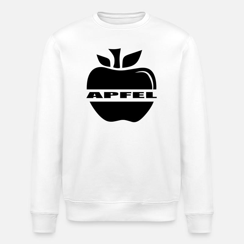 Apfel einfach ein Apfel - Stanley/Stella Unisex Bio-Sweatshirt ROLLER - Weiß