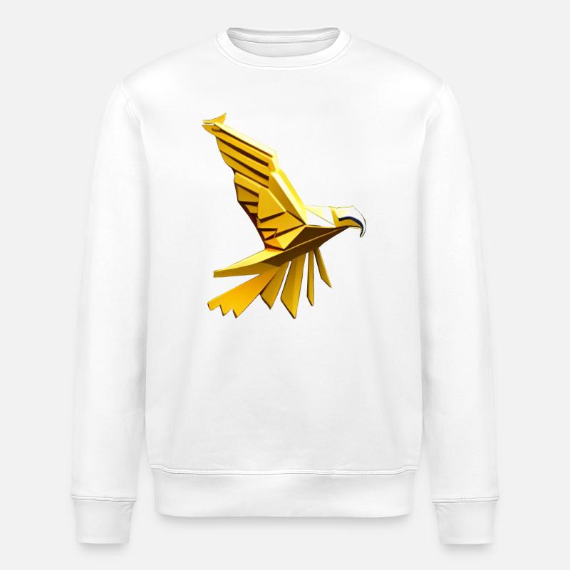 Golden Eagle - Stanley/Stella ROLLER Unisex Organic Sweatshirt - white