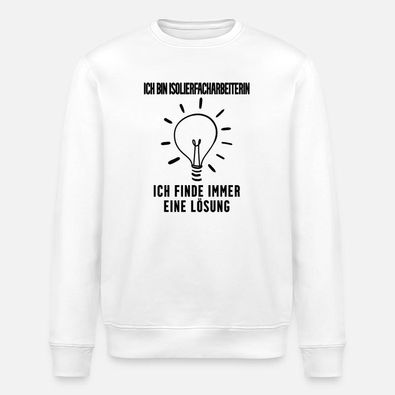 Isolierfacharbeiterin - Stanley/Stella Unisex Bio-Sweatshirt ROLLER - Weiß