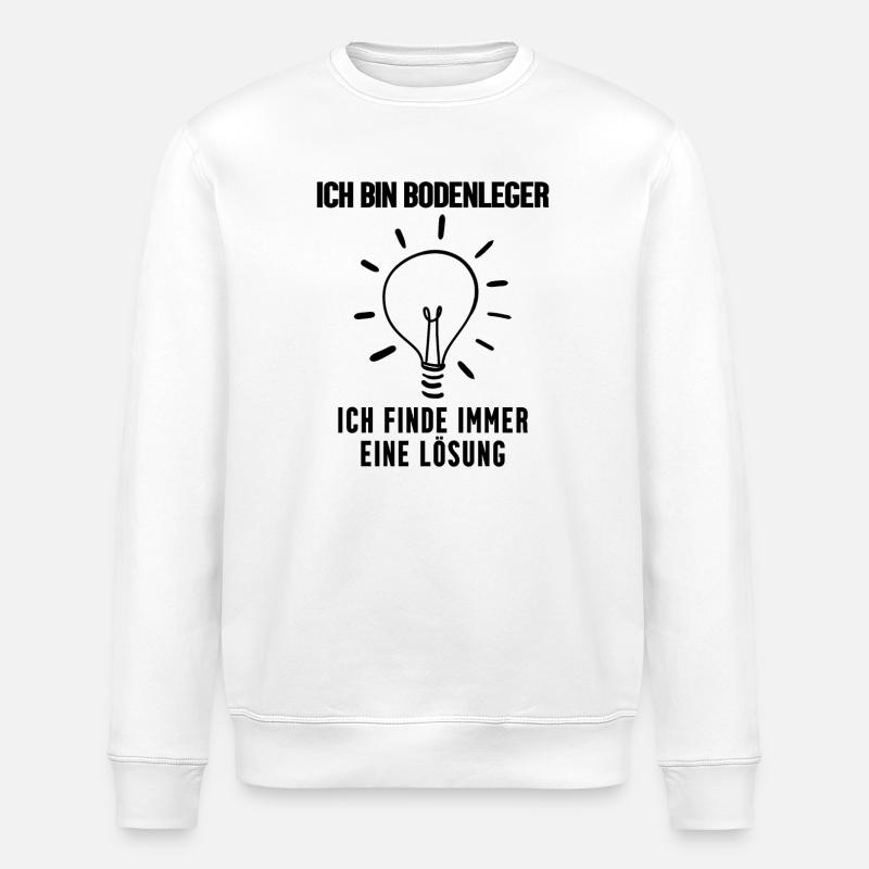 Bodenleger - Stanley/Stella Unisex Bio-Sweatshirt ROLLER - Weiß