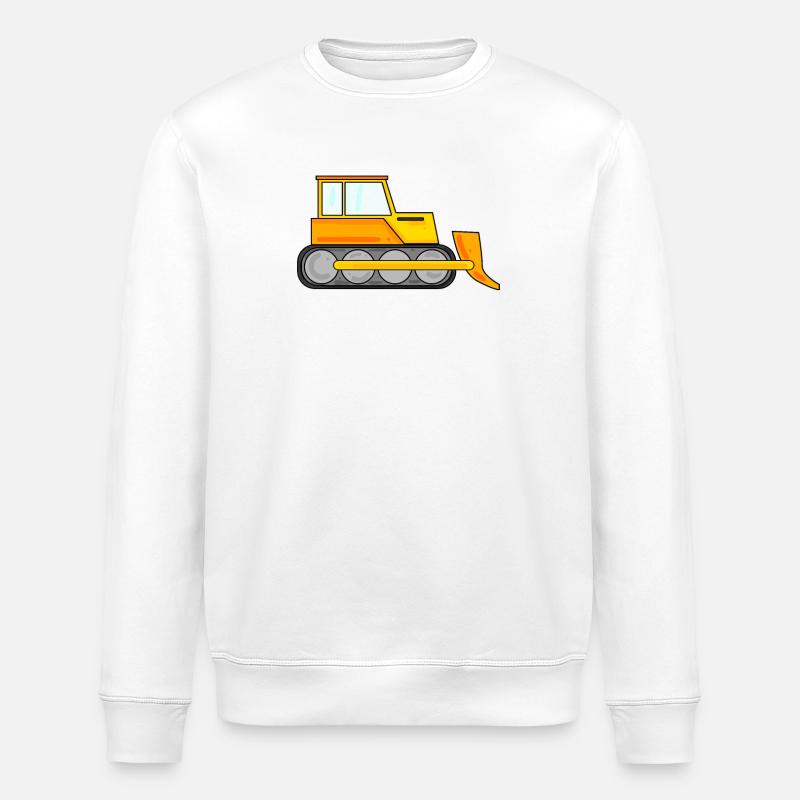 Bauwagen - Stanley/Stella Unisex Bio-Sweatshirt ROLLER - Weiß