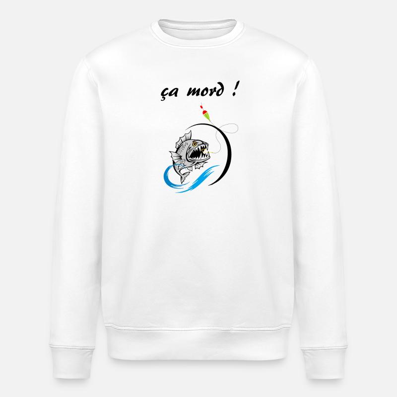 ça mord - Sweat bio ROLLER Stanley/Stella Unisexe - blanc