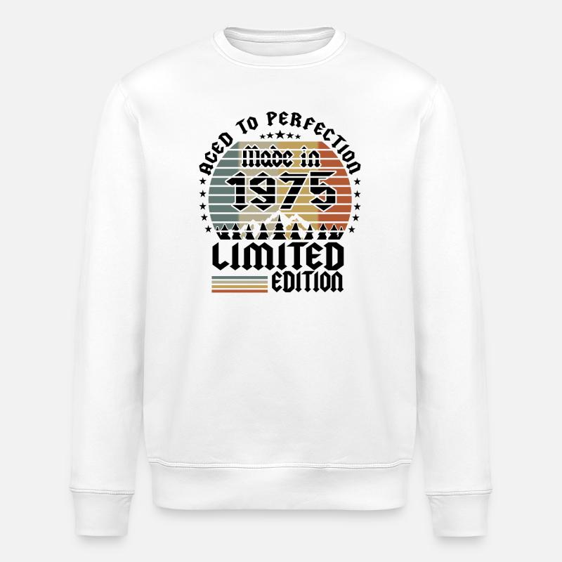 1975 Limited Edition - Stanley/Stella Unisex Bio-Sweatshirt ROLLER - Weiß