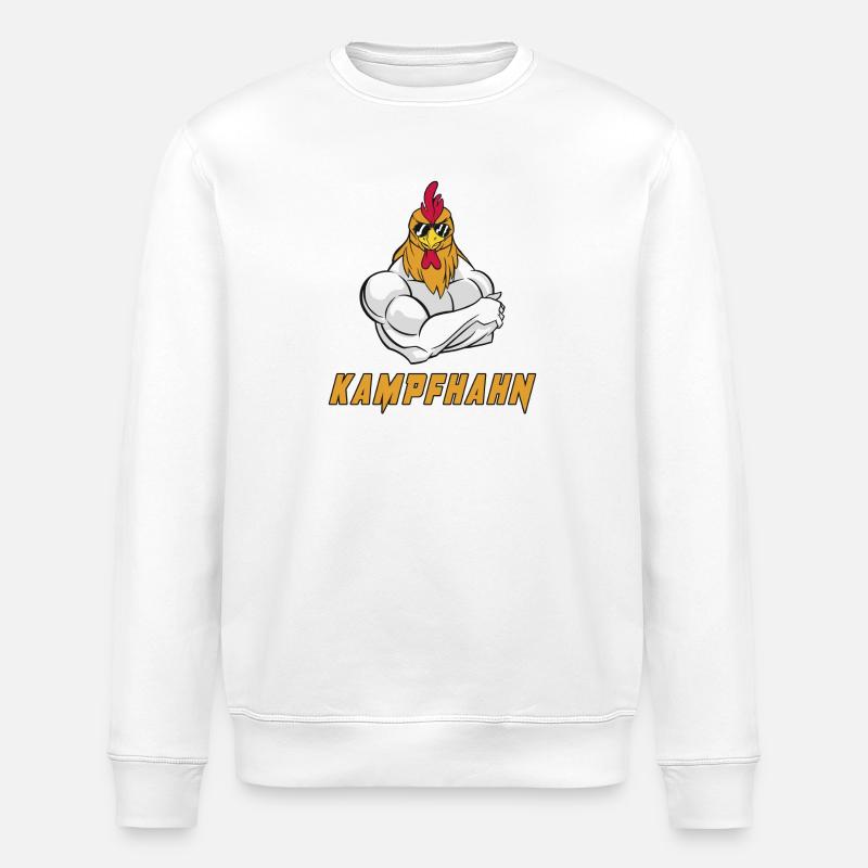 Combat Design - Stanley/Stella ROLLER Unisex Organic Sweatshirt - white