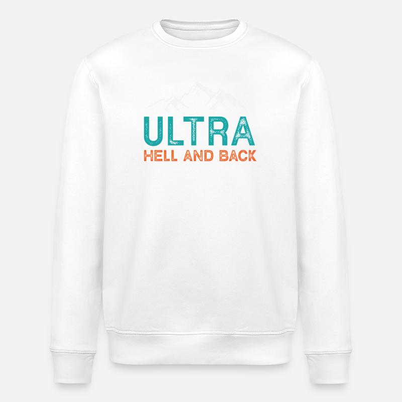 Ultra – Hell and Back - Stanley/Stella ROLLER Unisex Organic Sweatshirt - white