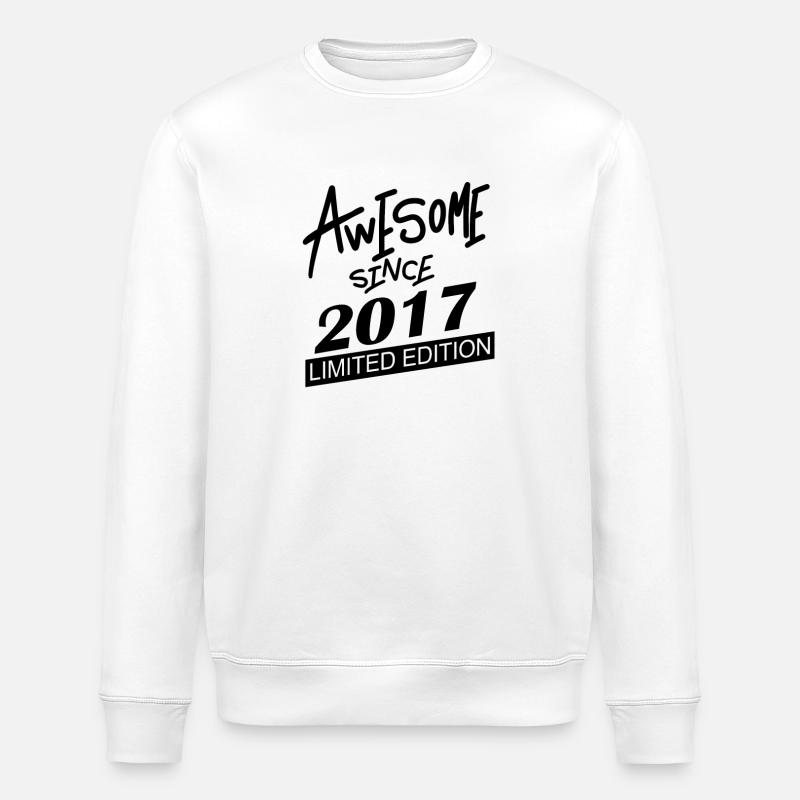 2017 - Millésime 2017 - Sweat bio ROLLER Stanley/Stella Unisexe - blanc