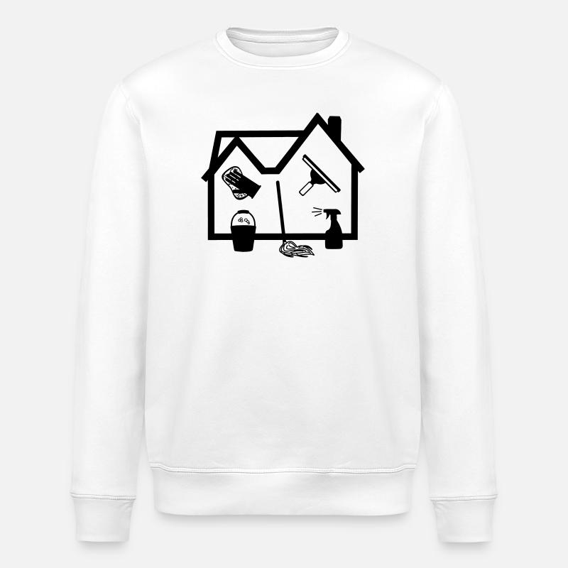 Nettoyeur de vitres Home Cleaner - Sweat bio ROLLER Stanley/Stella Unisexe - blanc