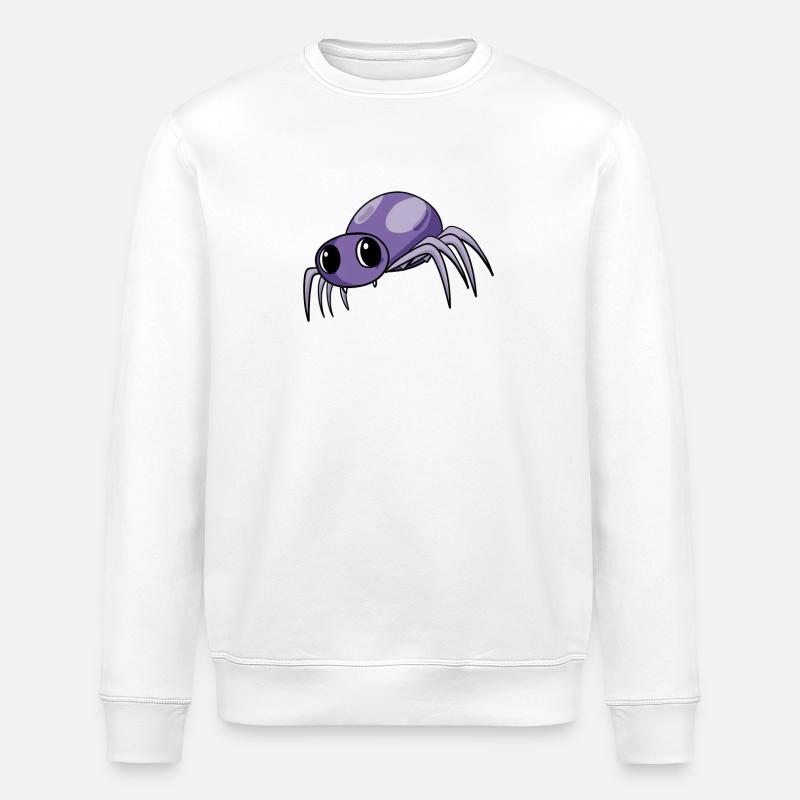 Baby Spinne - Stanley/Stella Unisex Bio-Sweatshirt ROLLER - Weiß