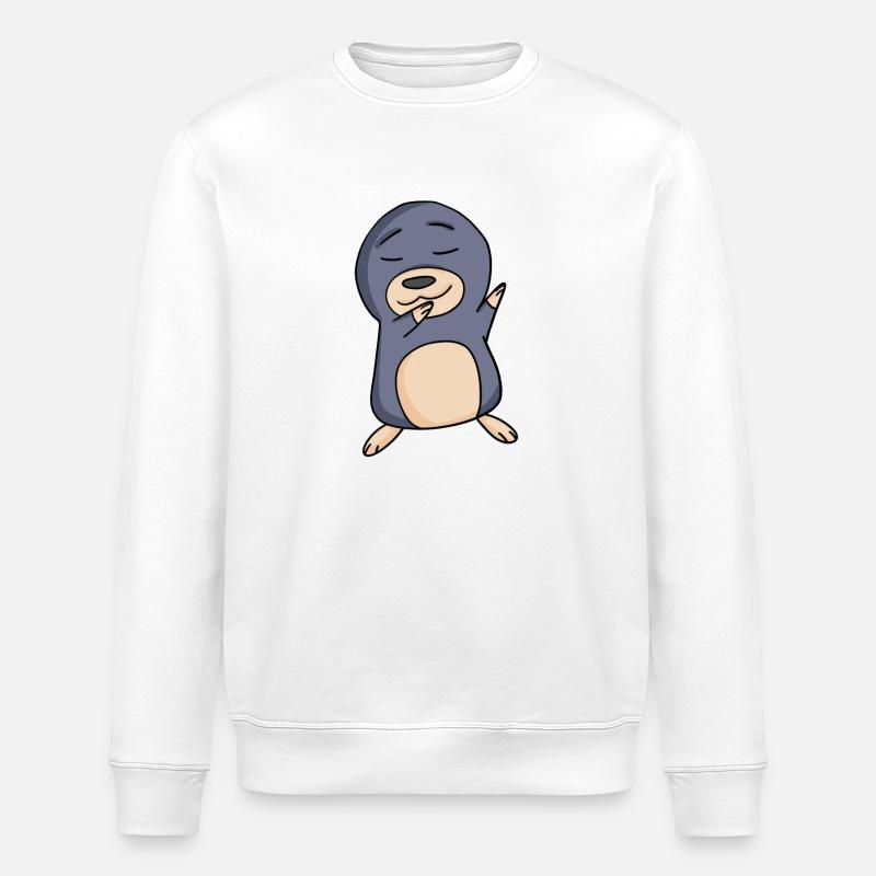 Taupe - Sweat bio ROLLER Stanley/Stella Unisexe - blanc