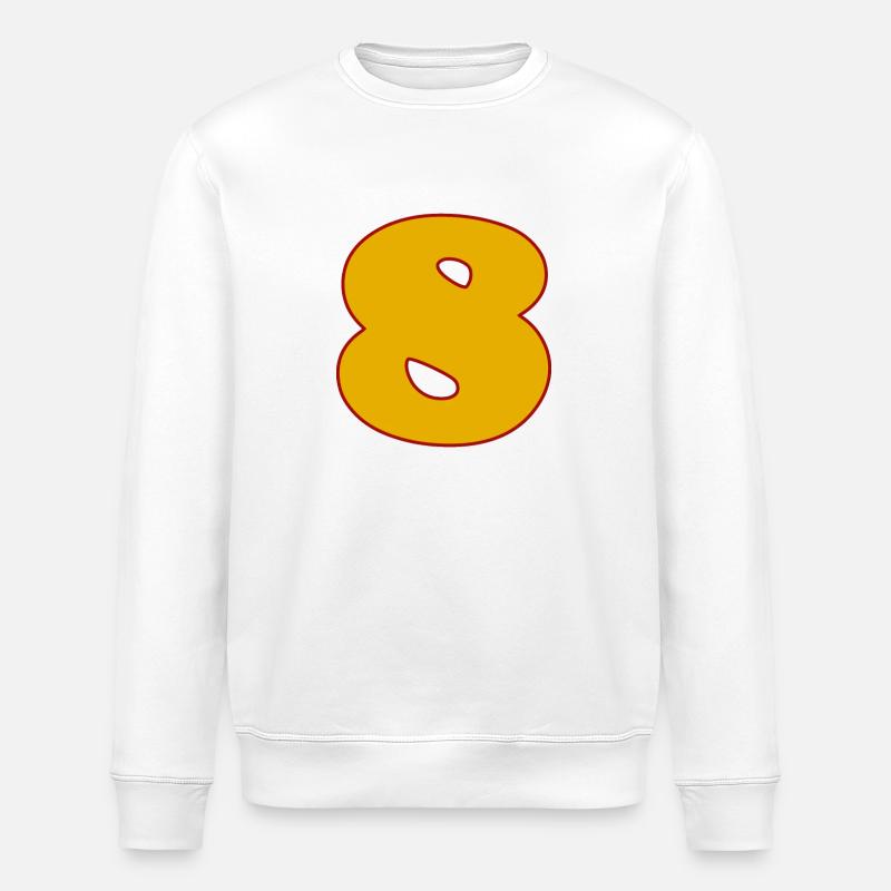 8 - Stanley/Stella ROLLER Unisex Organic Sweatshirt - white