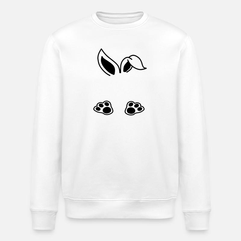 Rabbit - Sweat bio ROLLER Stanley/Stella Unisexe - blanc