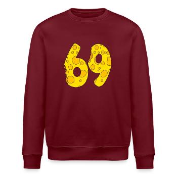 69 Jahre alt - 69. Geburtstag Geschenk - 1969 - Stanley/Stella Unisex Bio-Sweatshirt ROLLER - Weiß - Vorne - Nik (191cm)