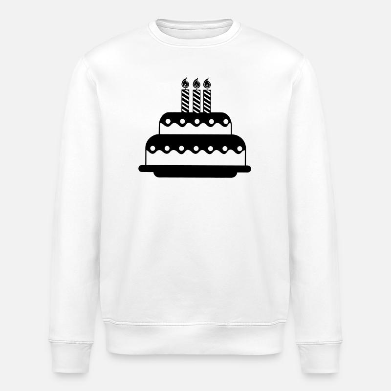 Logo du gâteau - Sweat bio ROLLER Stanley/Stella Unisexe - blanc