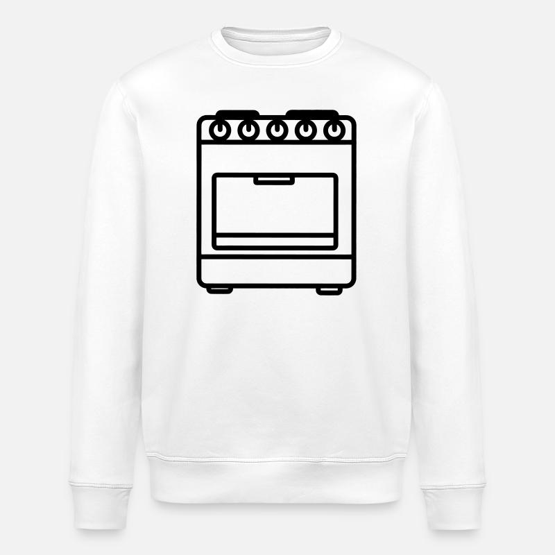 Four à gaz - Sweat bio ROLLER Stanley/Stella Unisexe - blanc