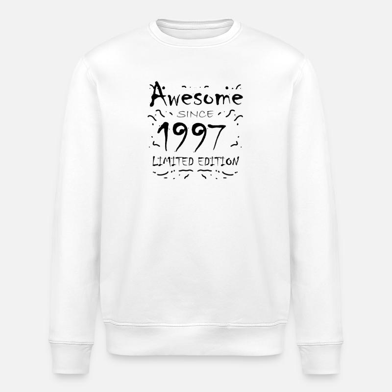 1997 - Né en 1997 - Sweat bio ROLLER Stanley/Stella Unisexe - blanc