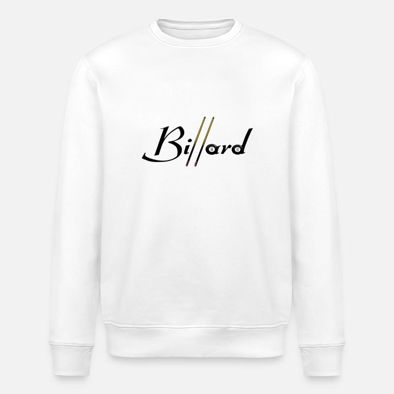Billard - Stanley/Stella Unisex Bio-Sweatshirt ROLLER - Weiß