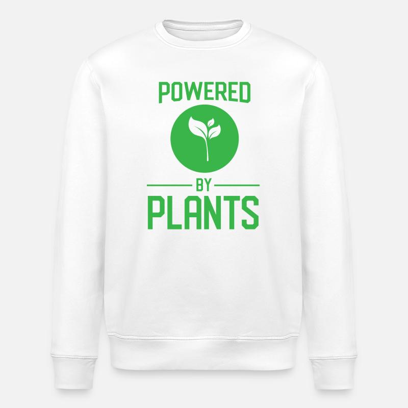 Angetrieben von Pflanzen - Stanley/Stella Unisex Bio-Sweatshirt ROLLER - Weiß