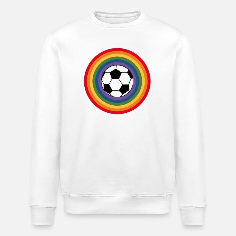 football Regembogen - Sweat bio ROLLER Stanley/Stella Unisexe - blanc