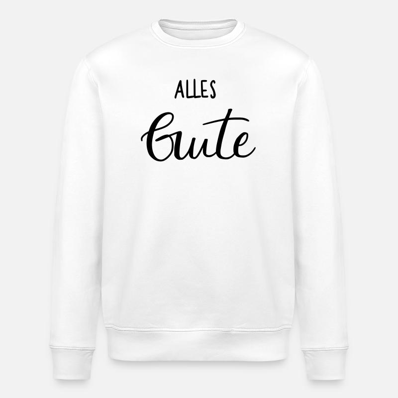Alles Gute - Stanley/Stella Unisex Bio-Sweatshirt ROLLER - Weiß