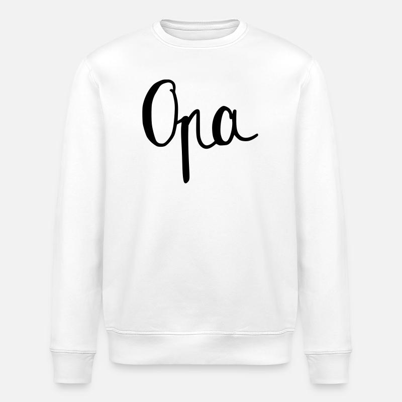 Opa - Stanley/Stella Unisex Bio-Sweatshirt ROLLER - Weiß