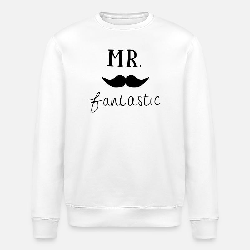 Mr. fantastic - Stanley/Stella ROLLER Unisex Organic Sweatshirt - white