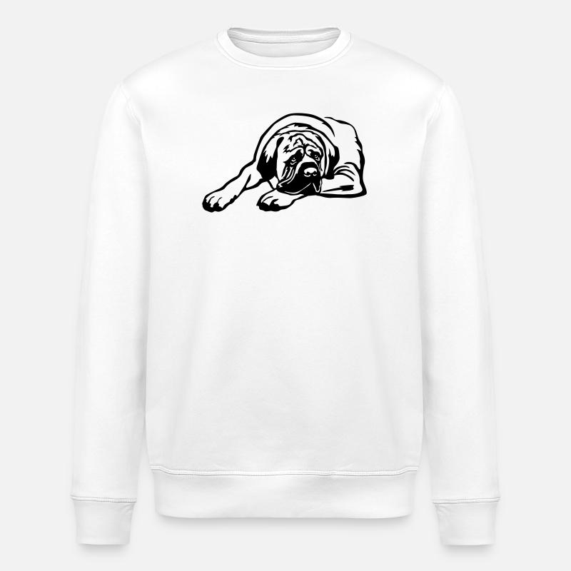 Deutsch Mastiff - Stanley/Stella ROLLER Unisex Organic Sweatshirt - white