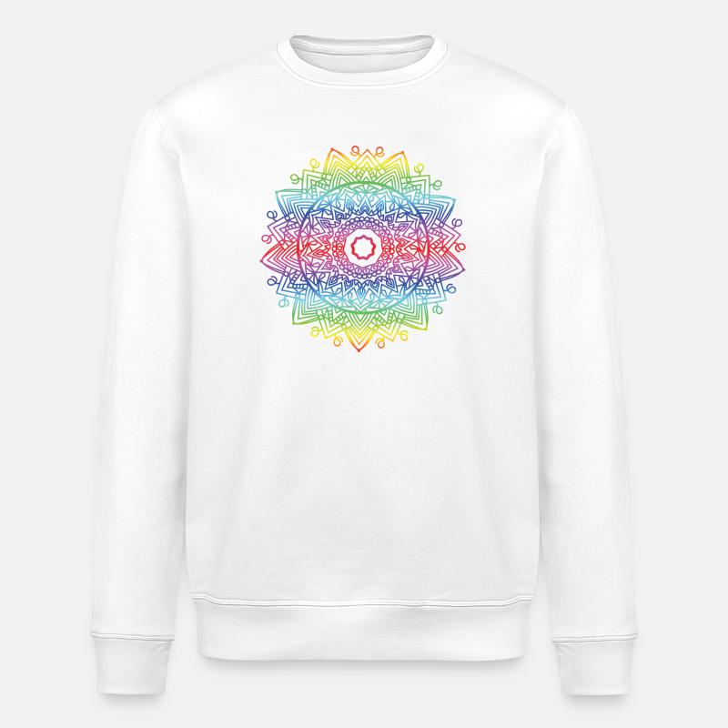 Mandala - Stanley/Stella Unisex Bio-Sweatshirt ROLLER - Weiß