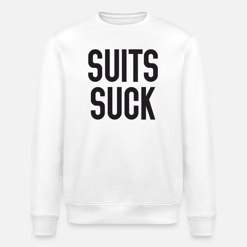 Costumes Suck - Sweat bio ROLLER Stanley/Stella Unisexe - blanc